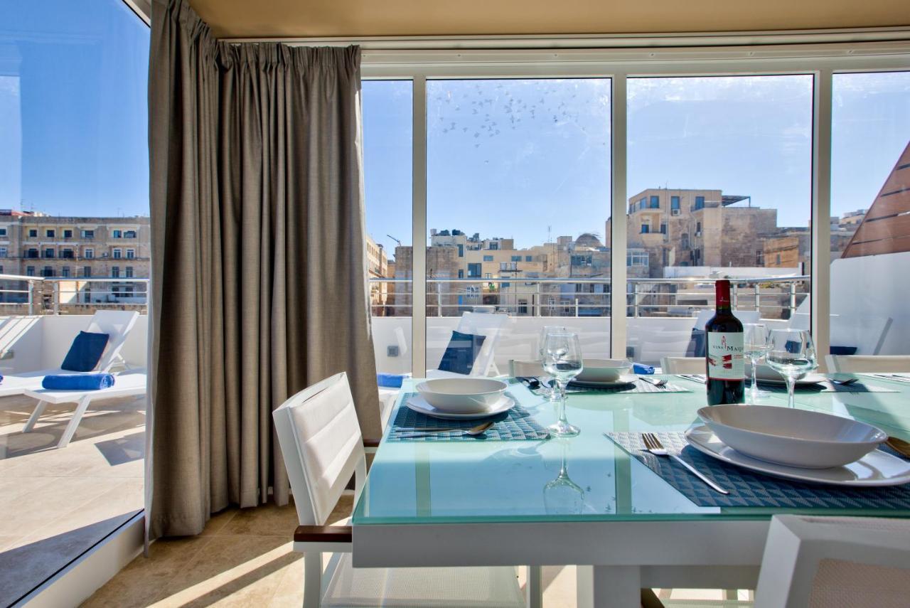 Valletta Luxury 4-Bedroom Duplex With Stunning Sea Views Private Terrace And Jacuzzi Екстериор снимка